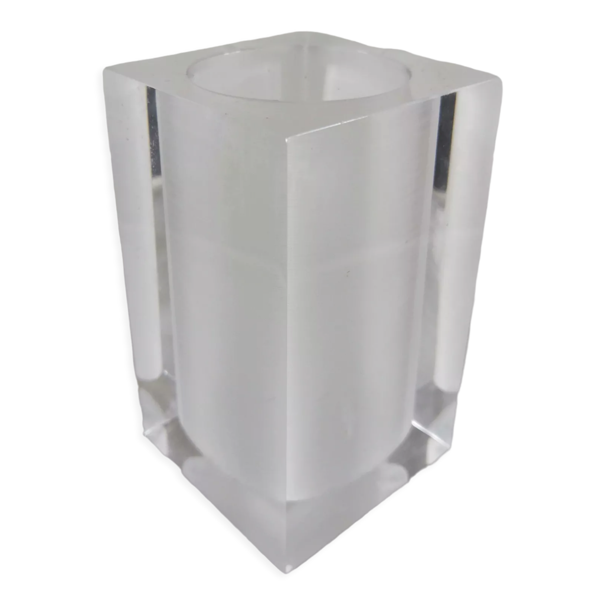 Plexiglas pencil holder design 70s