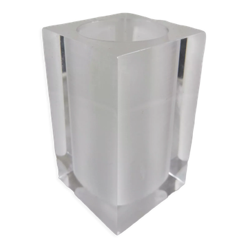 Plexiglas pencil holder design 70s