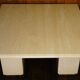 Low table in travertine, Italy, circa 1970