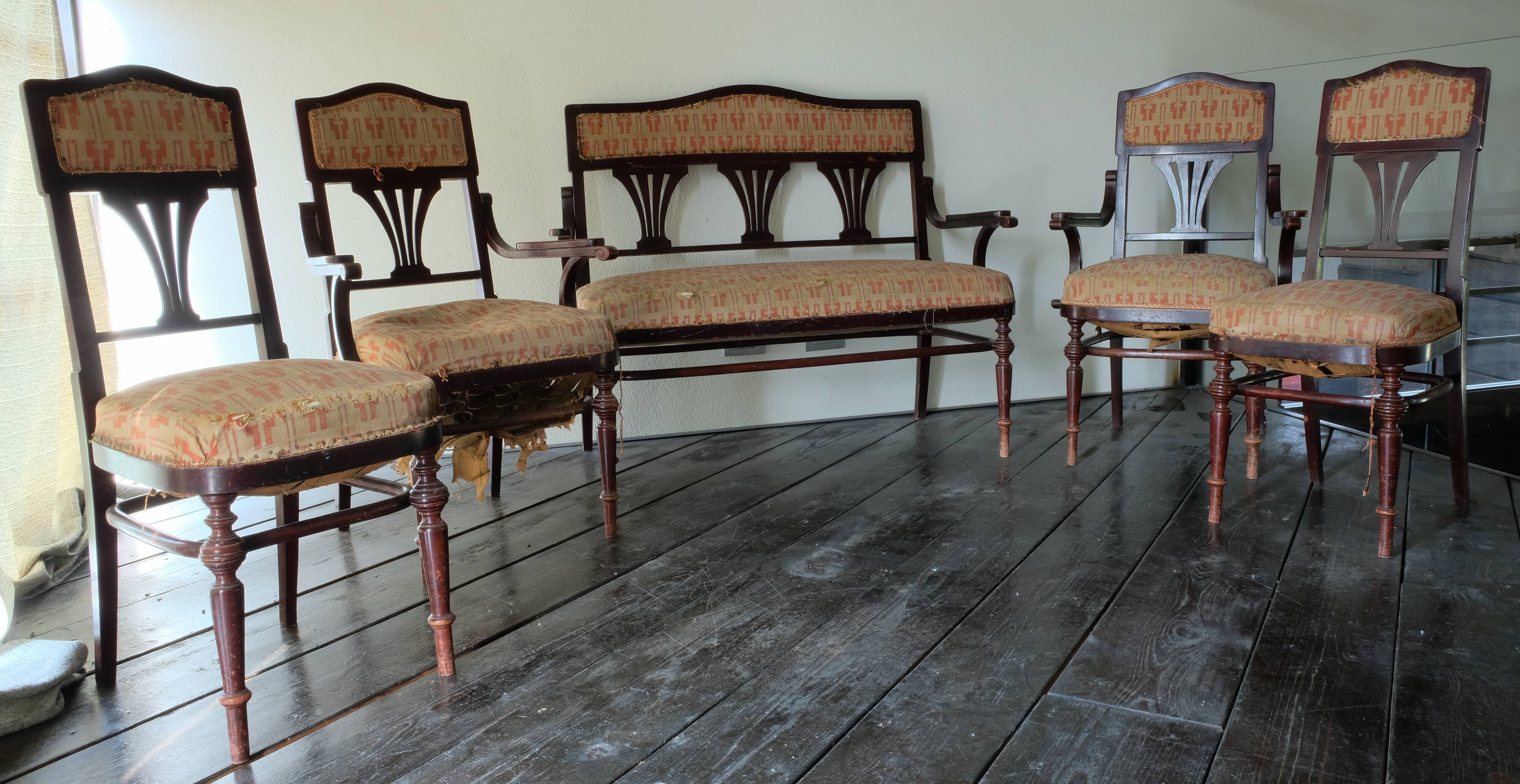 Ensemble salon, Thonet, années 1890