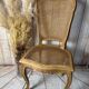 Set of 3 antique caned chairs – Louis XV style