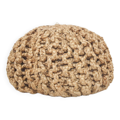 Pouf vintage en corde