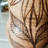 Vallauris ceramic vase by Fonck and Matéo