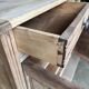 Antique raw wood dresser