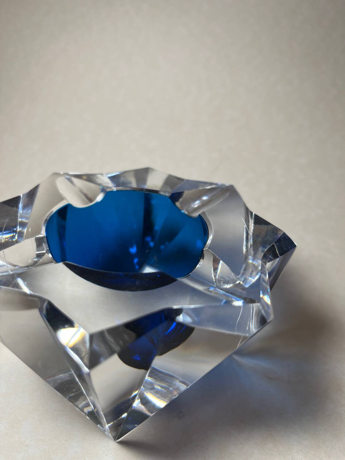 Crystal ashtray