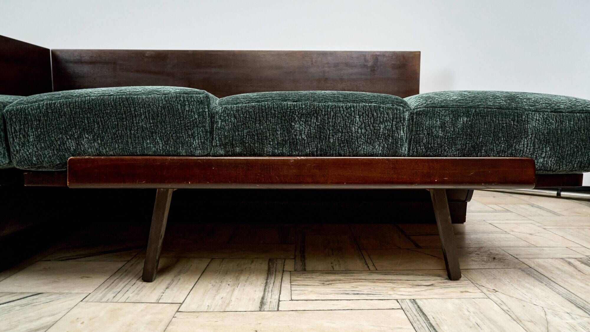 Art Déco corner sofabed by Jindřich Halabala for UP Závody in 1950s