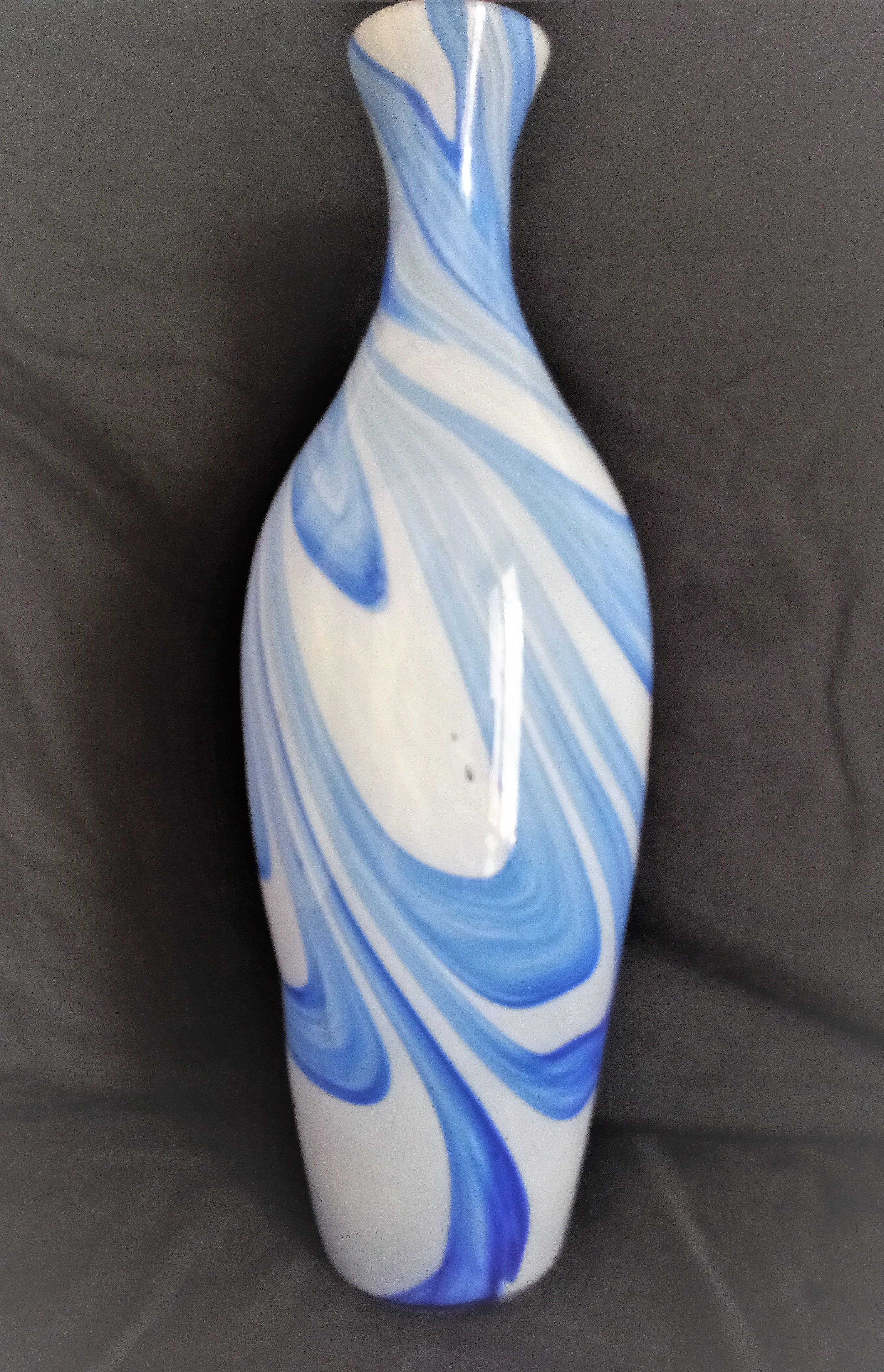 Large Murano glass soliflore vase, H - 38 cm.