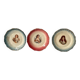 Series of 3 19th century plates Lebacqz and M Bouchart