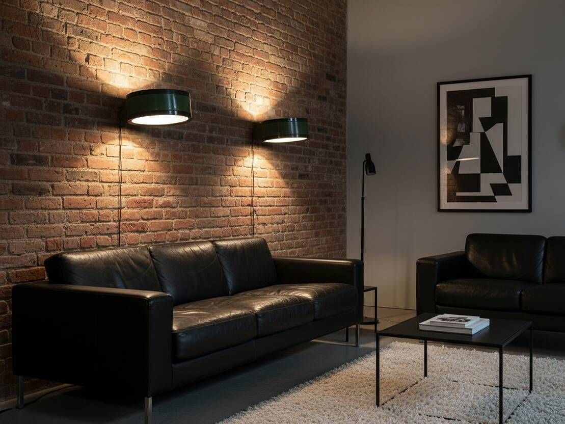 Set of 4 "Tamburo" wall lamps Afra & Tobia Scarpa, FLOS 1960s