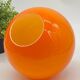 Suspension / orange opaline ball lamp, vintage / Space age