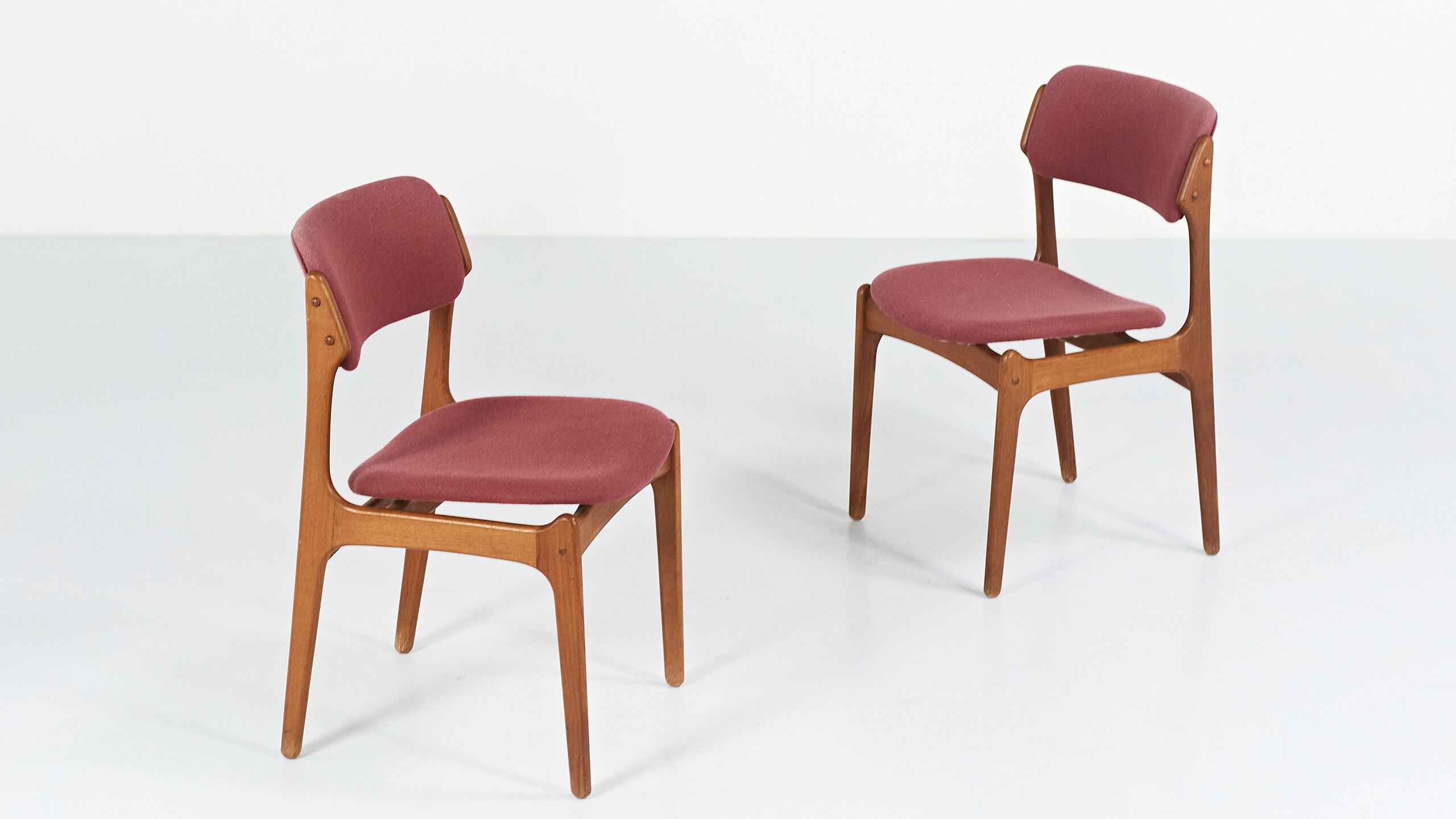 Lot de 4 chaises modèle 49 de Erik Buch pour O.D. Møbler