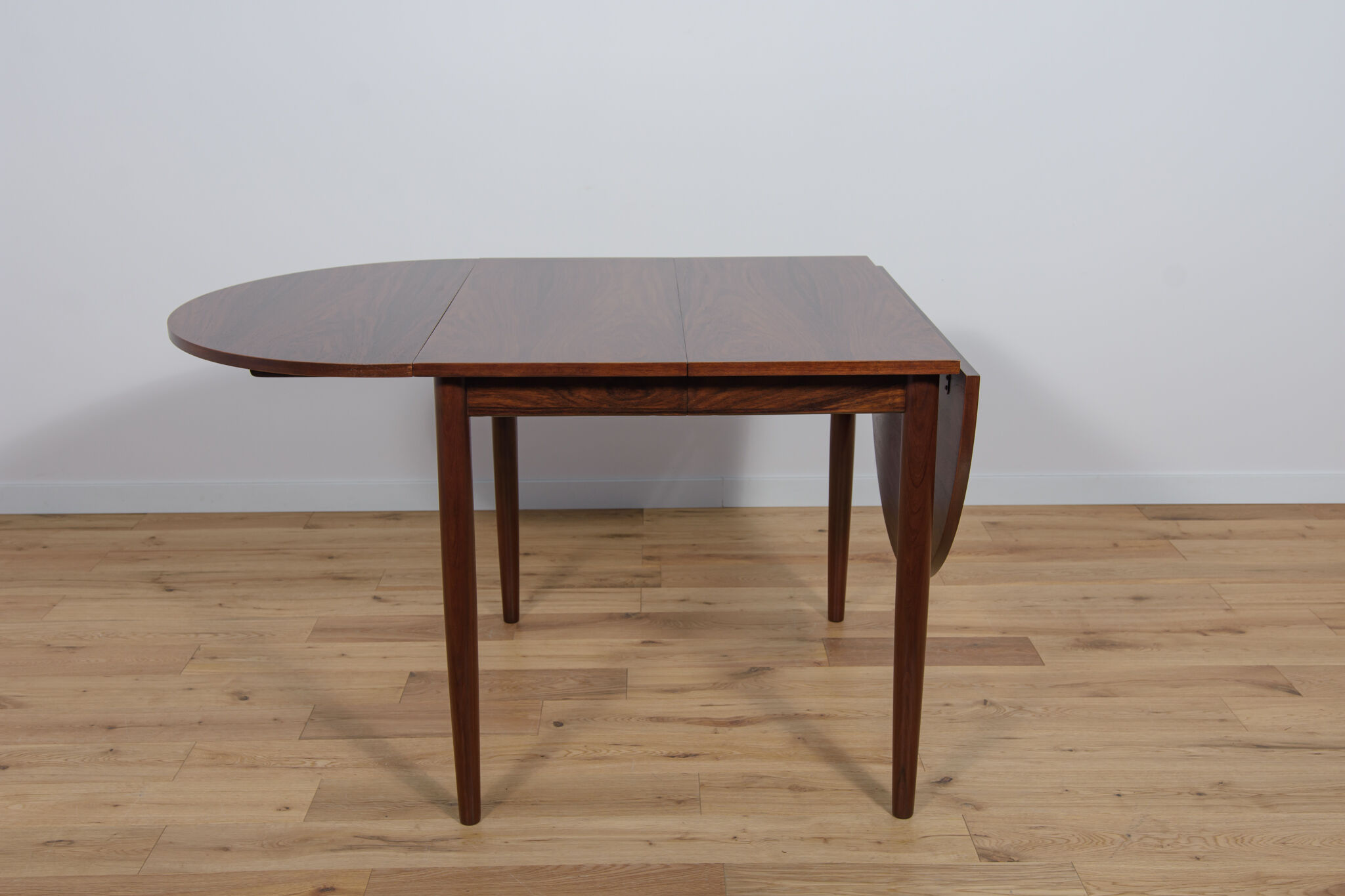 Table à manger danoise extensible en palissandre du milieu du siècle, années 1960