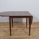 Table à manger danoise extensible en palissandre du milieu du siècle, années 1960
