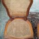 Paire de chaises cannées