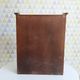 Antique wooden and brass bathroom cabinet 40/50s