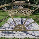 Art deco brass and bronze bed 1900
