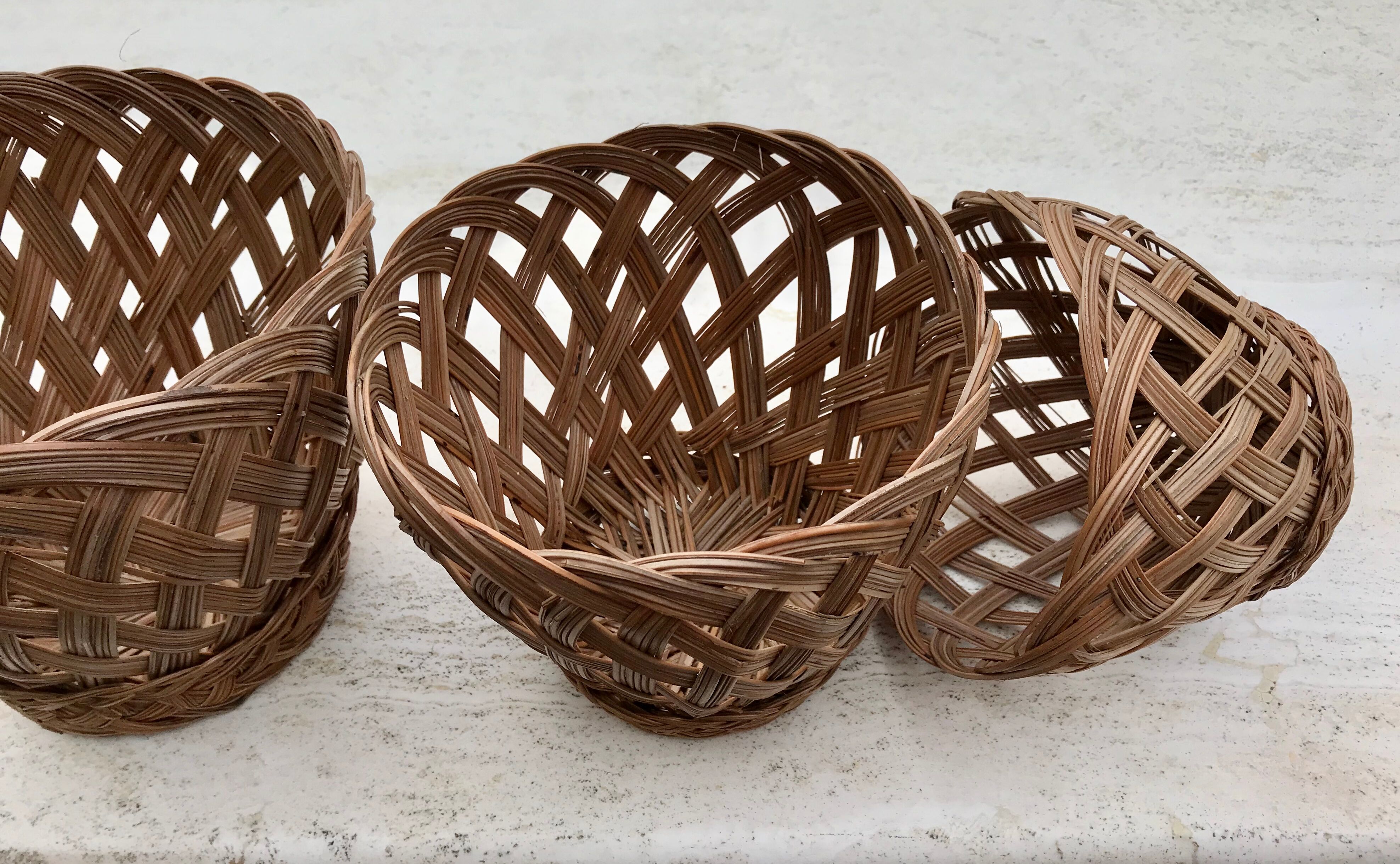 Vintage gigognes baskets