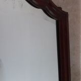 Louis Philippe mirror, mahogany, gendarme hat