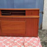 MEUBLIT vintage bed and desk furniture from the 50s and 60s, teak