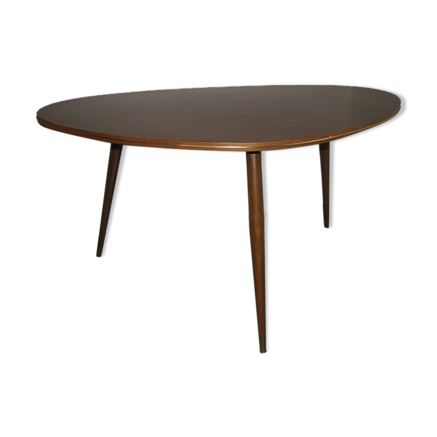 Table triangulaire en forme de rein de 1950/60