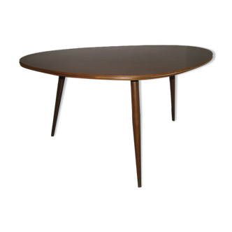 Table triangulaire en forme de rein de 1950/60