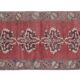 Vintage Turkish Oushak Rug Handwoven 102x237 cm