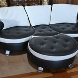 Canapé 3 places par Mario Spinelli, signé Formenti, Italie – 1980