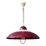 Suspension rouge scandinave de style futuriste par Knud Christensen