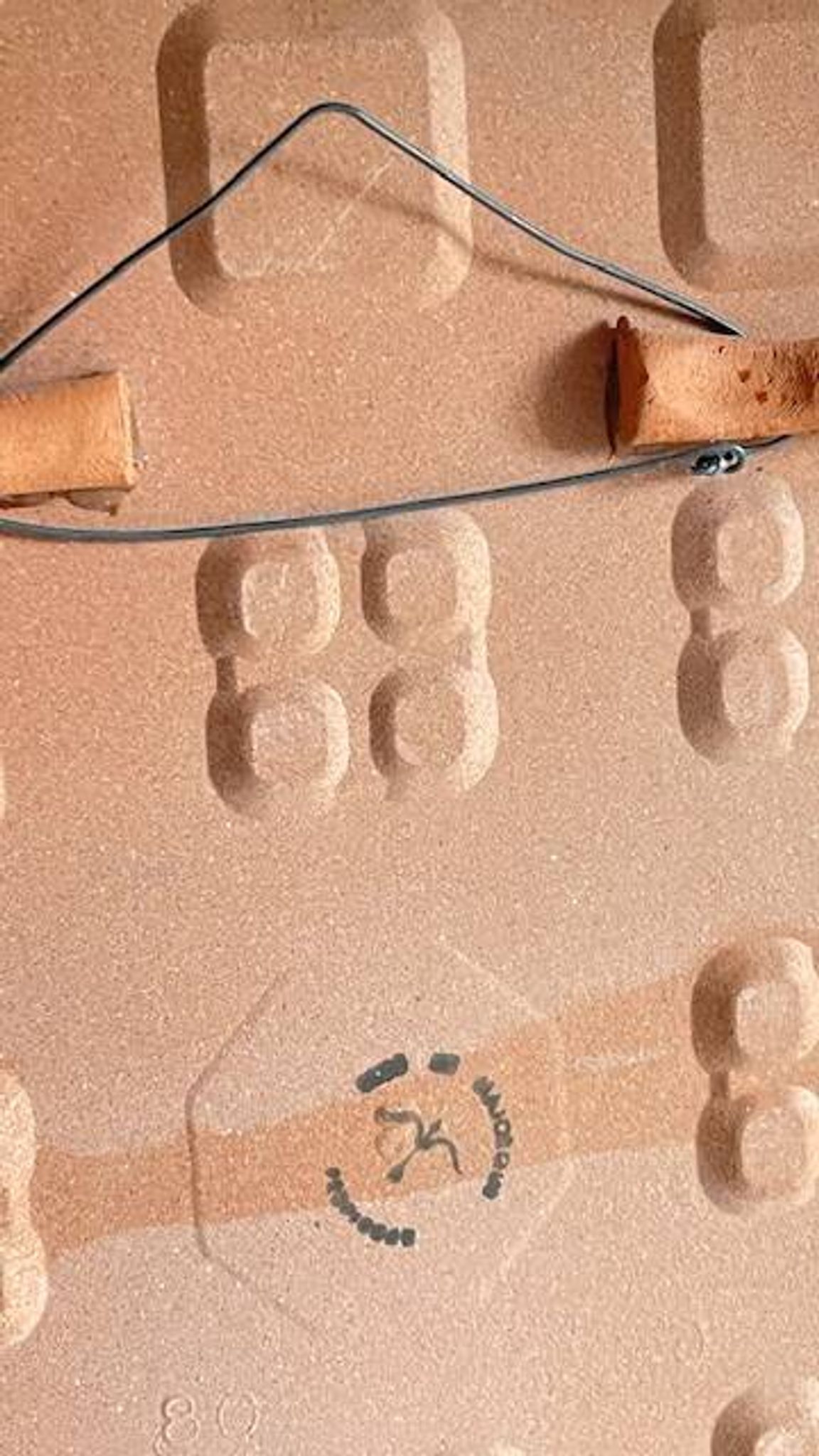 Vintage handmade ceramic illustration