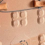 Vintage handmade ceramic illustration