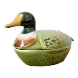 Ceramic duck signed Michel Caugant
