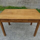 Solid oak farm table 121x73