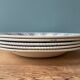 Set of 5 hollow plates Terre de Fer R&A Salins, model Palmes
