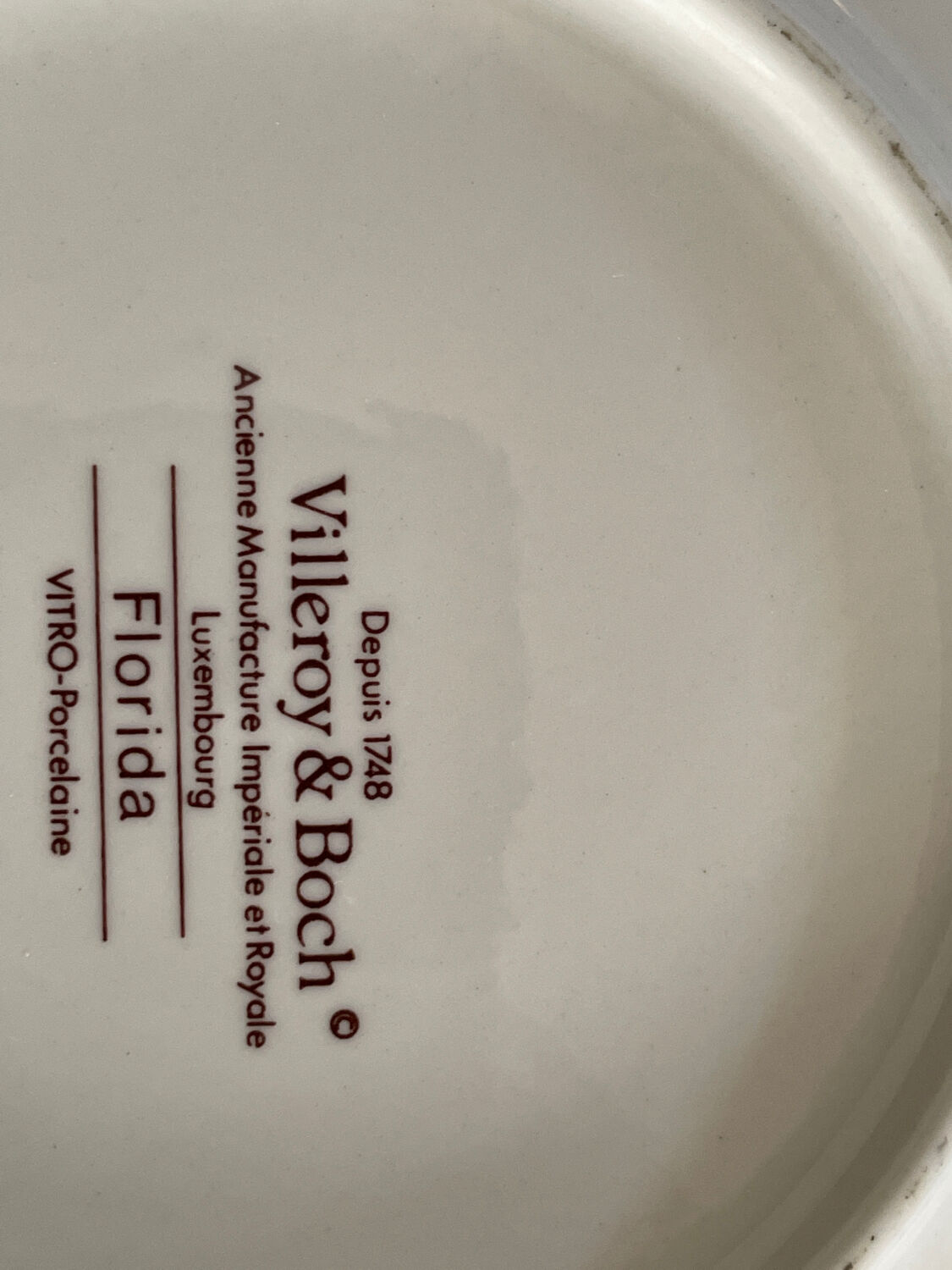 4 Villeroy & Boch plates