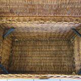 early 20th century wicker trunk
