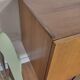 Scandinavian teak and metal sideboard