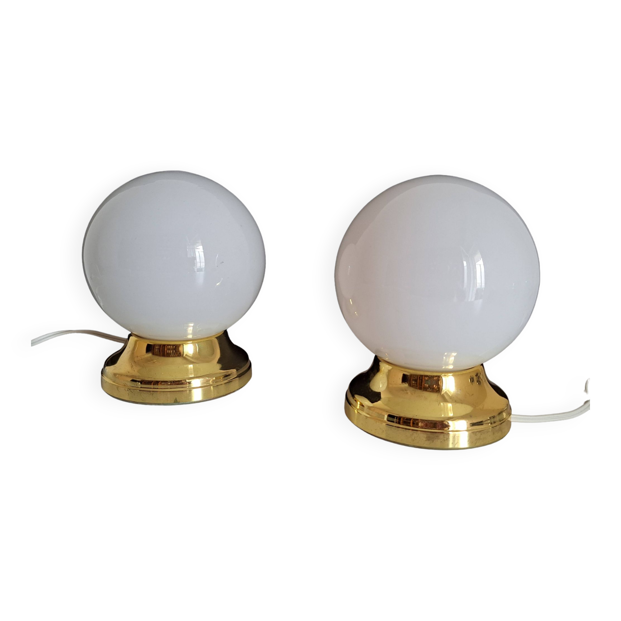 Pair of vintage bedside lamps