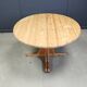 Table de salle à manger extensible XL en pin, style Rainer Daumiller, années 1970