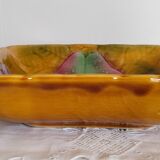 Fruit dish in slip, Sarreguemines earthenware