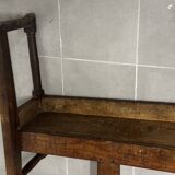 Banc en chêne du 19 e siècle