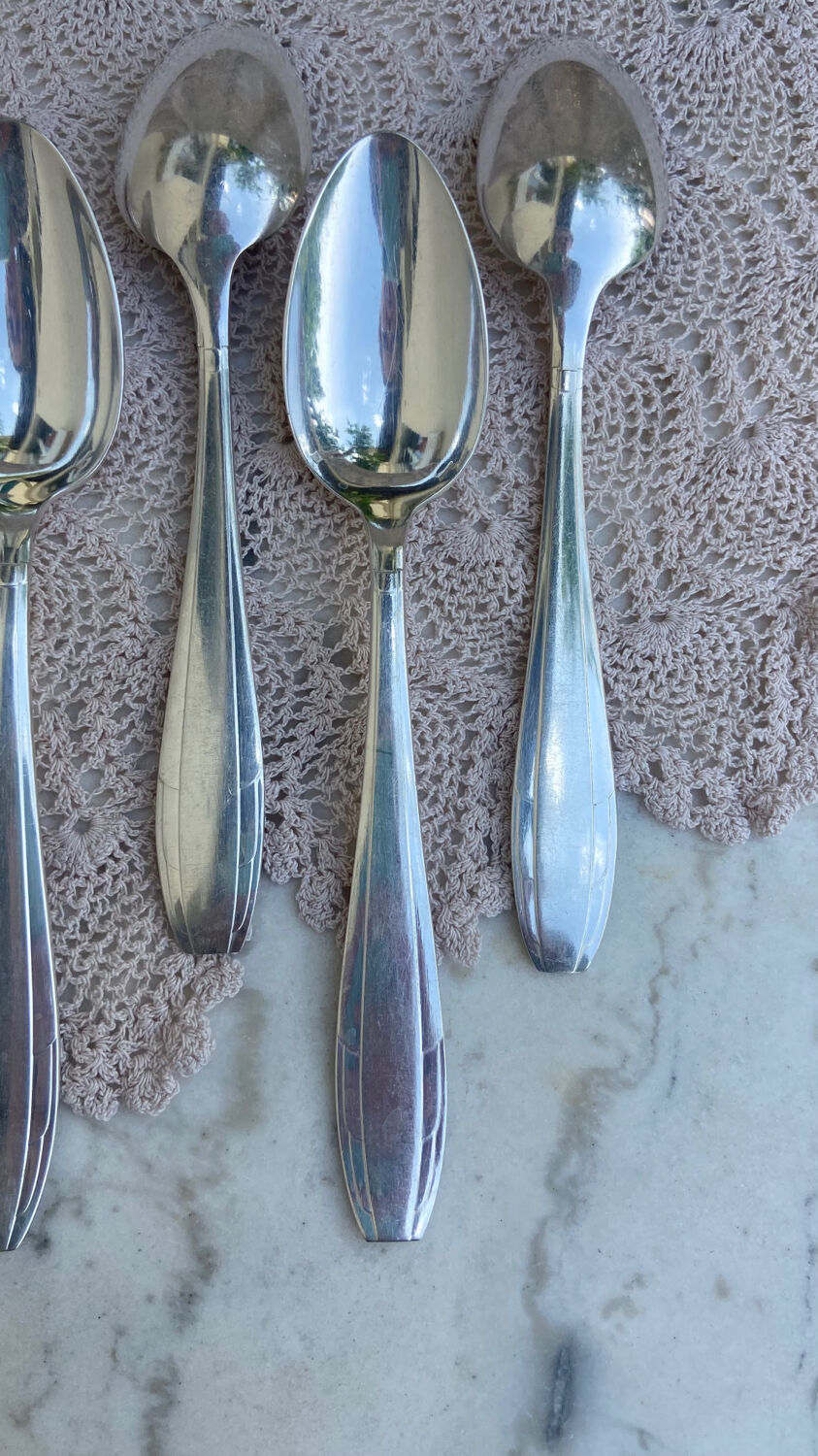 Apollo vintage 1950s silver-plated 35-piece cutlery set