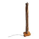 Vintage driftwood & mahogany floor lamp 1960s