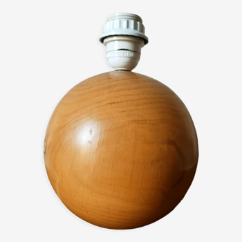 Foot of lamp ball blond wood
