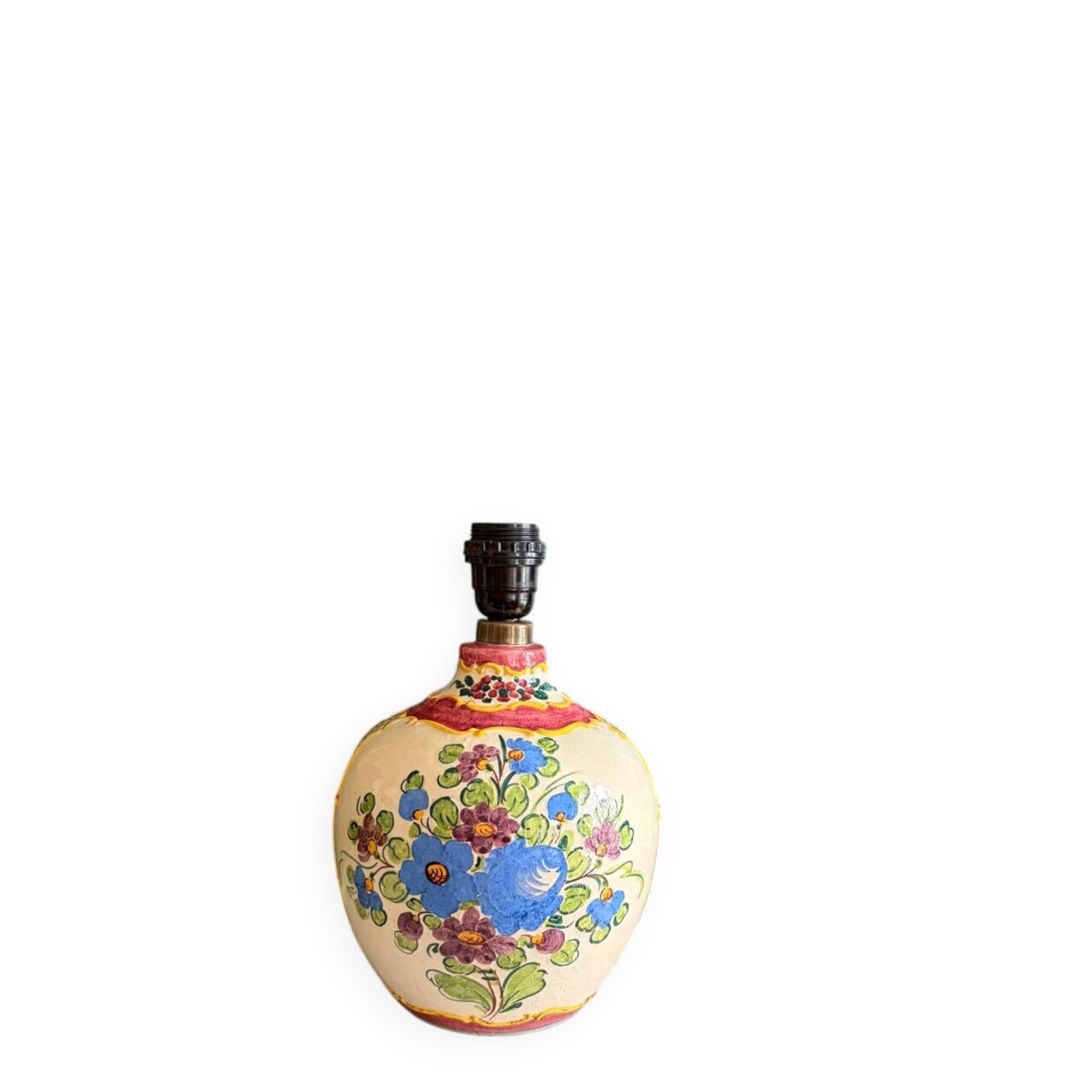 Pied de lampe en céramique