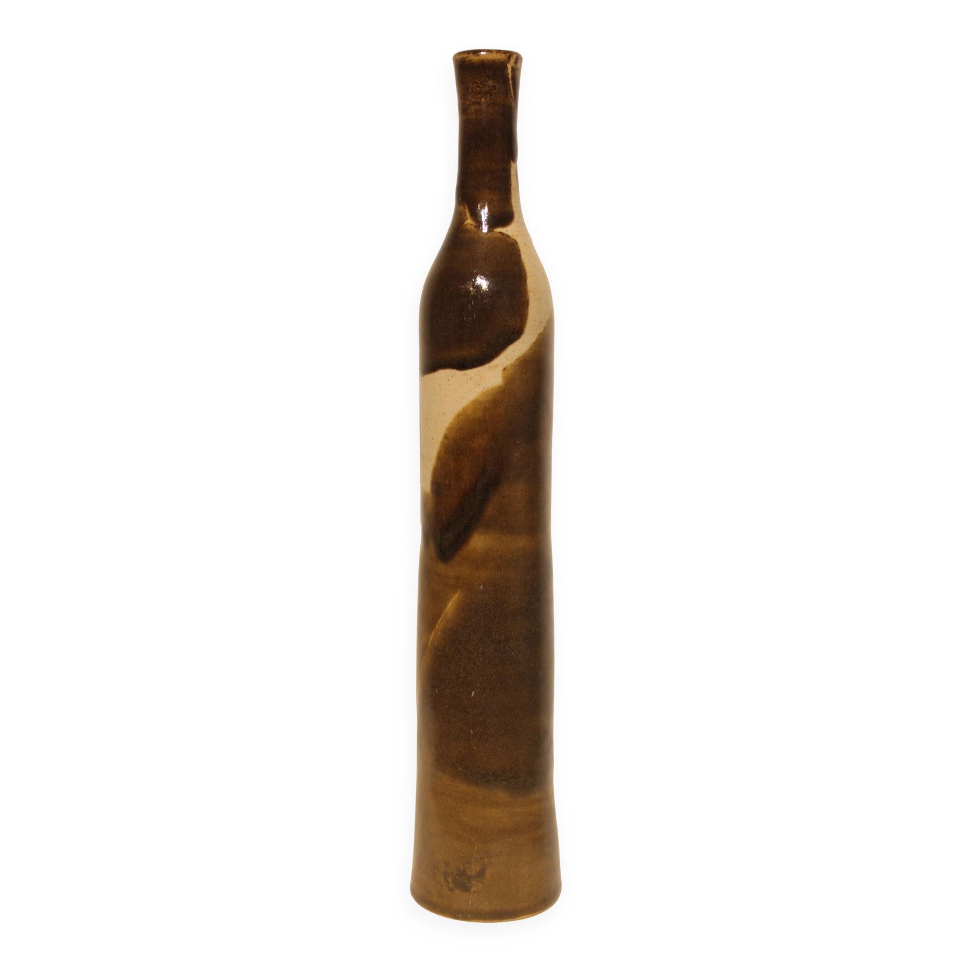 Large bottle vase by Roland Zobel, Les Cyclades, Anduze