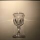 Lot de 6 verres à digestif en cristal taillé à pieds octogonales début XX siècle