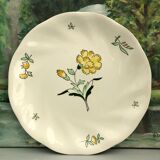 Flat plates stamped saline France