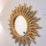 Gold color mirror