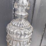 Ancienne bouteille en verre soufflé, 19è