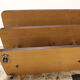 Coffee Table-Bar low laminate rosewood and chromed metal, Italy 70's
